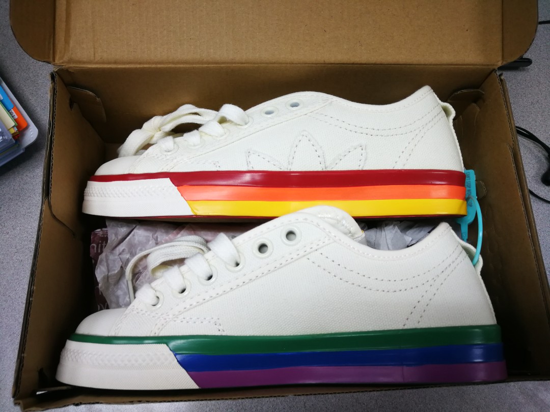 Adidas Nizza Pride Women S Fashion Shoes Sneakers On Carousell