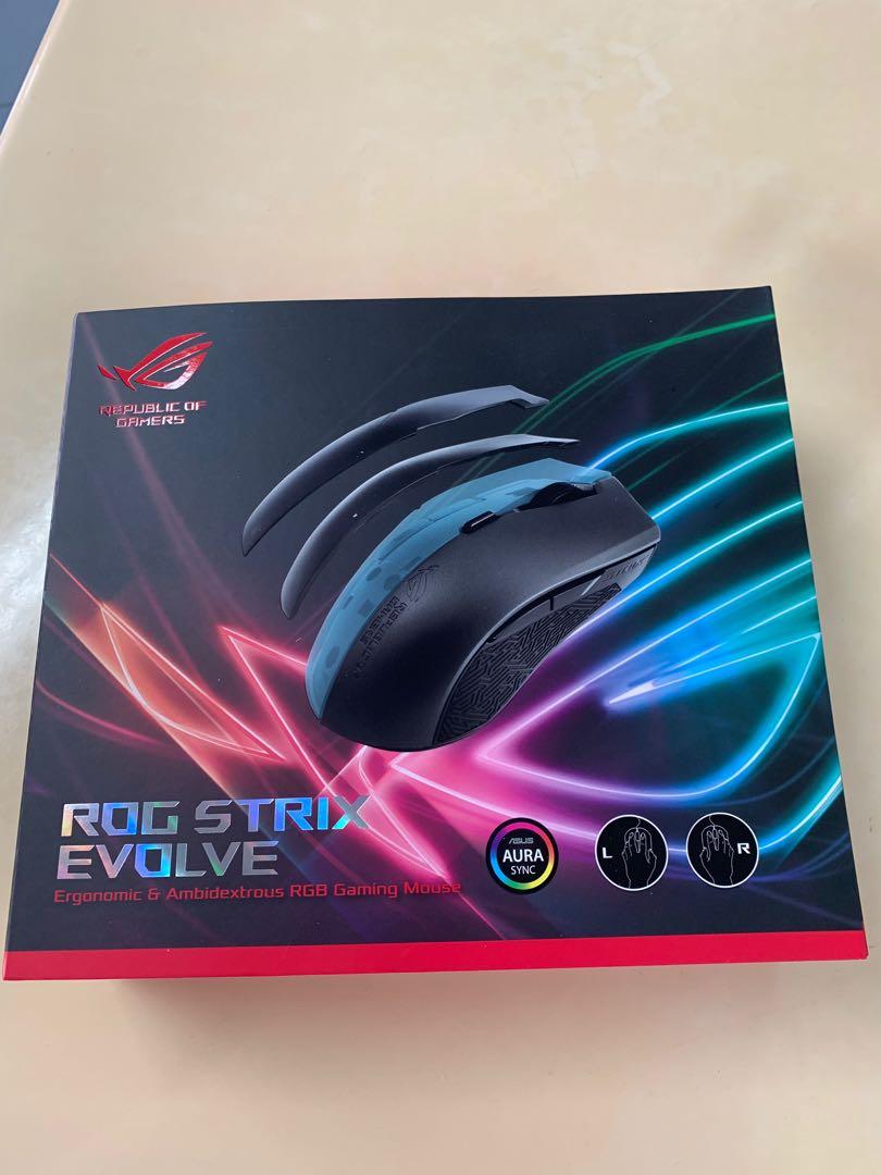 ASUS Rog Strix Evolve Gaming Mouse, Computers & Tech, Parts