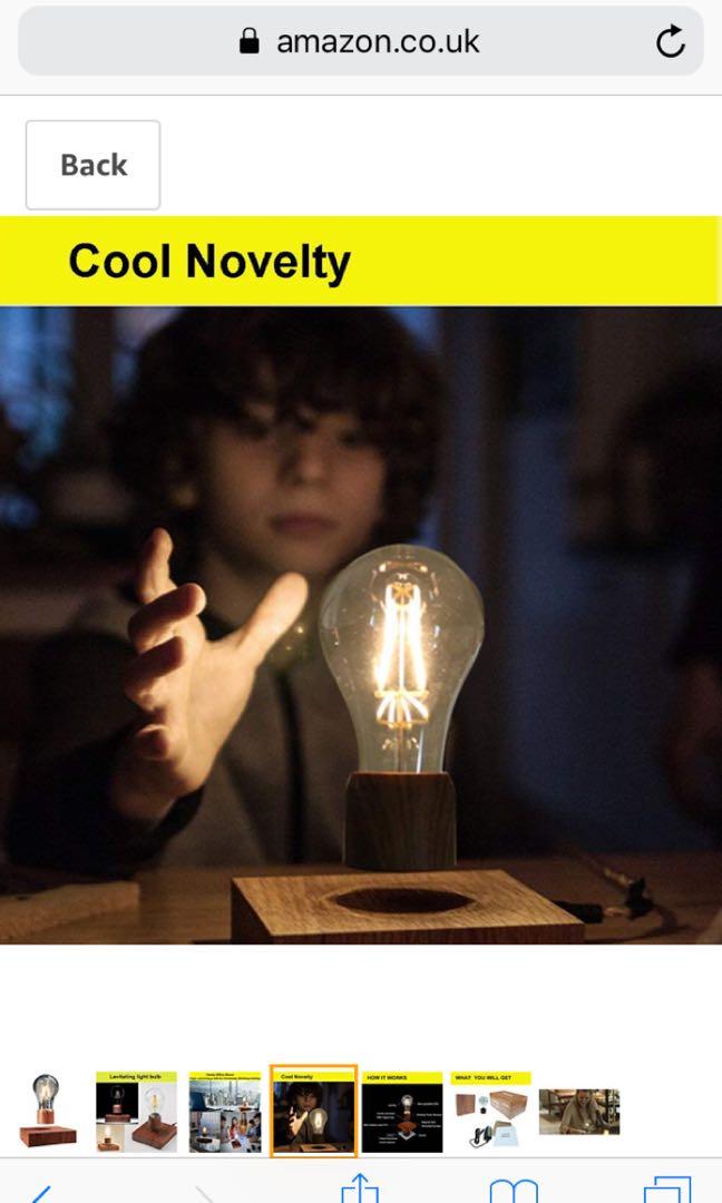 Levitating Floating Wireless LED Light Bulb, Furniture