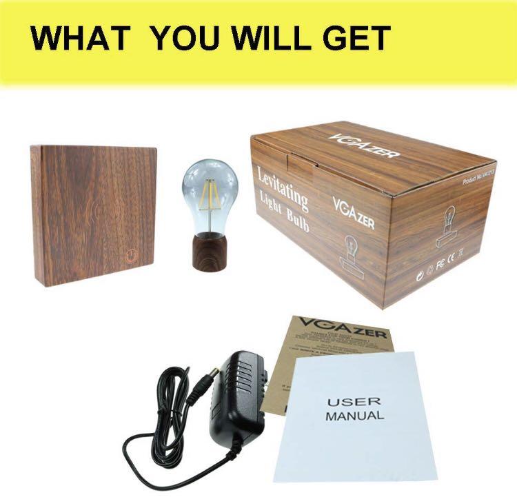 Levitating Floating Wireless LED Light Bulb, Furniture