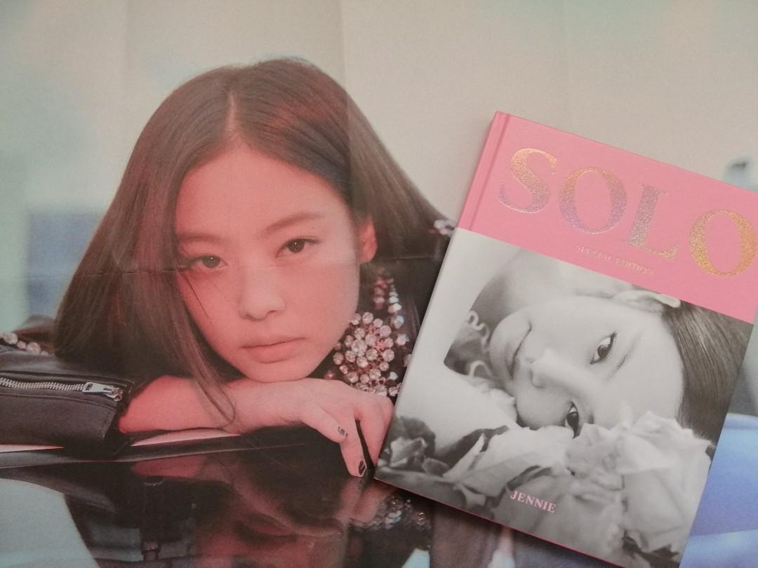 Blackpink Jennie Solo Photobook Special Edition With Pob Poster K Wave On Carousell