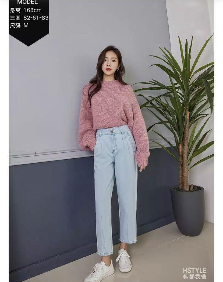 Boyfriend Jeans Korean style Women s Fashion Bottoms Jeans
