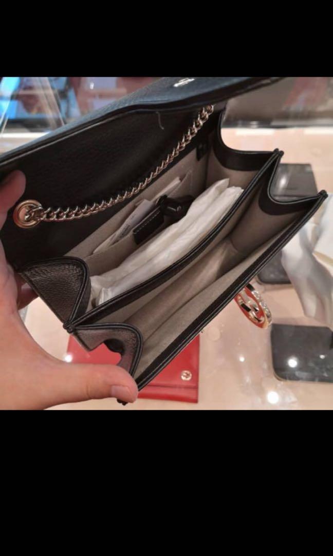 Gucci dollar calf nero bag clearance