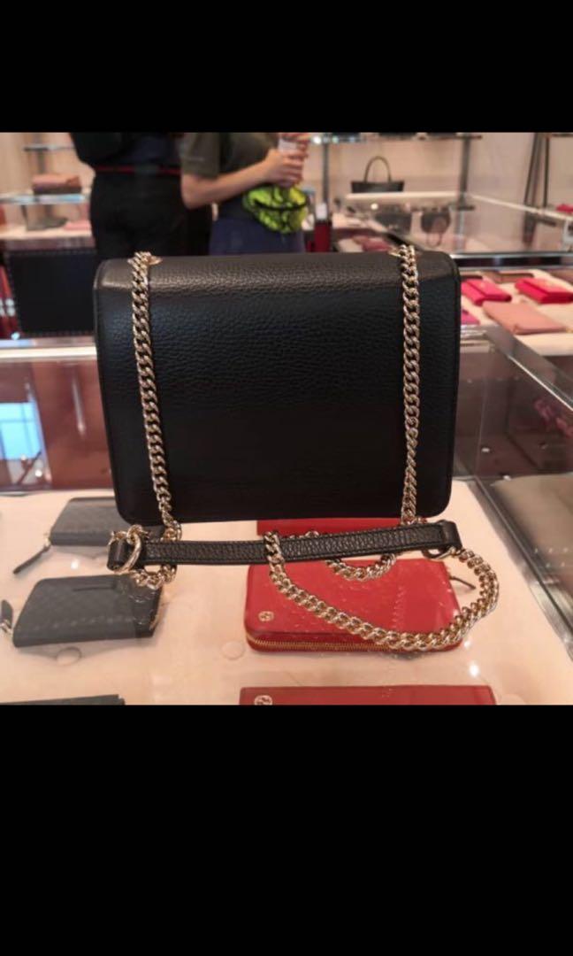 BRAND NEW GUCCI Dollar Calf Nero Bag
