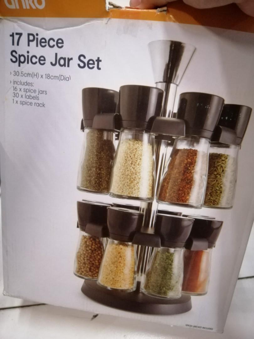 Anko 17 piece spice jar set new arrivals