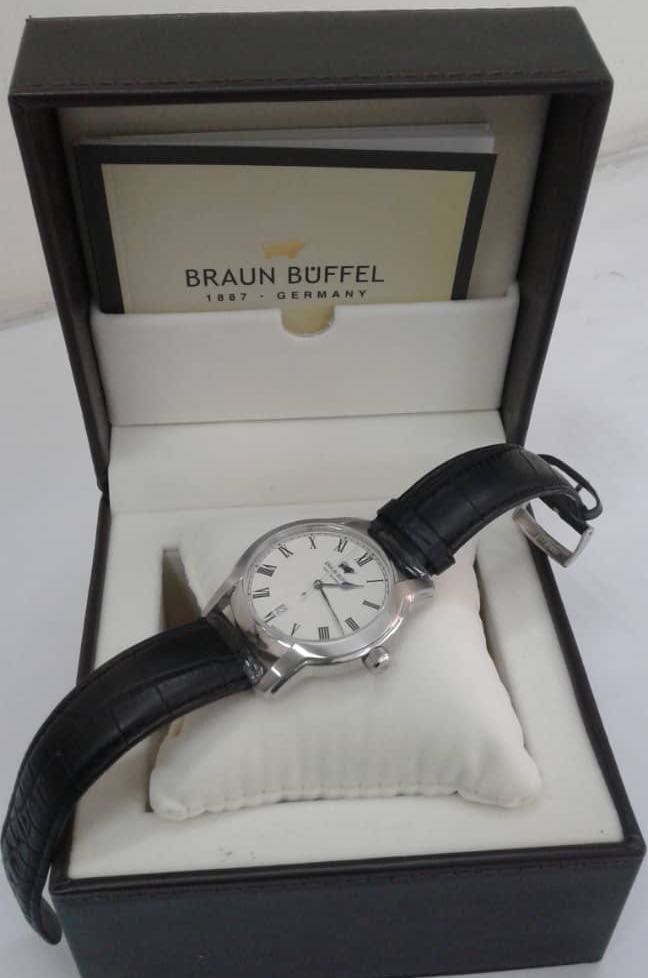 Guaranteed Original BRAUN BUFFEL MEN WATCH Jam Tangan with Authenticity Card