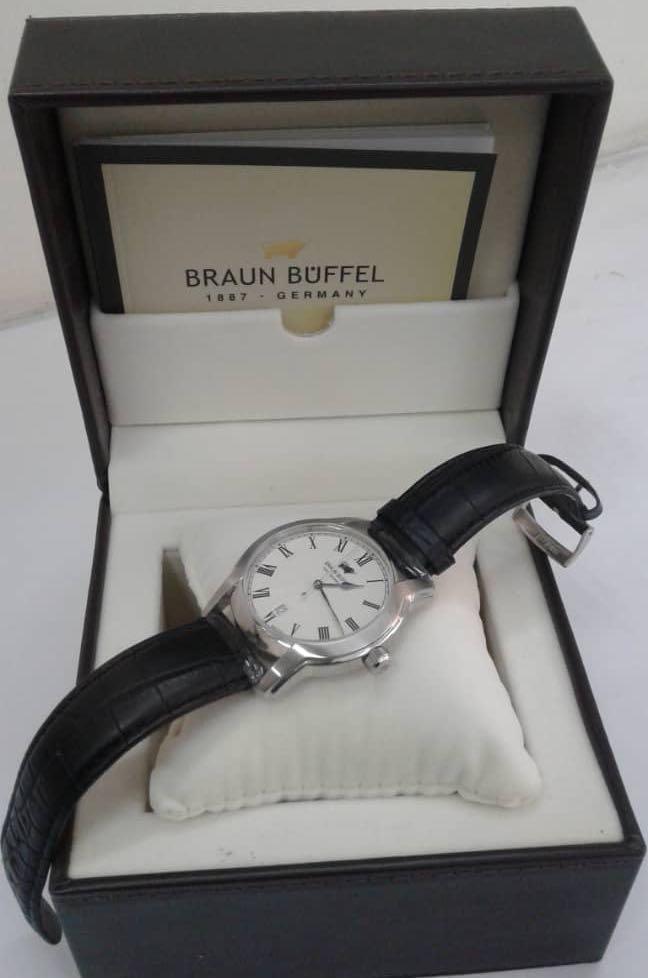 Guaranteed Original BRAUN BUFFEL MEN WATCH Jam Tangan with Authenticity Card