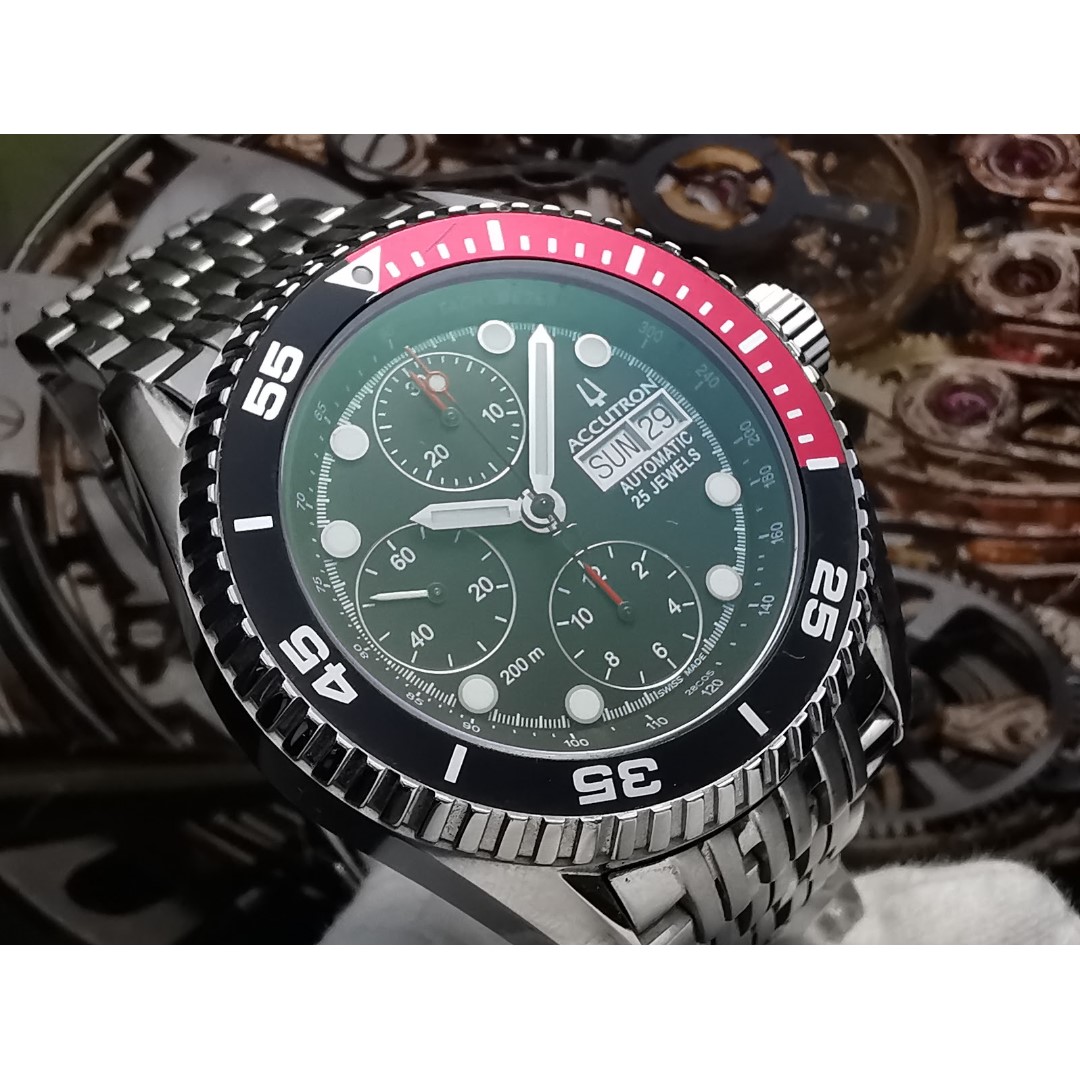 BULOVA ACCUTRON 42MM CHRONOGRAPH WATCH