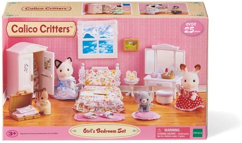 Calico Critters Girl Lavender Bedroom Babies Kids Toys
