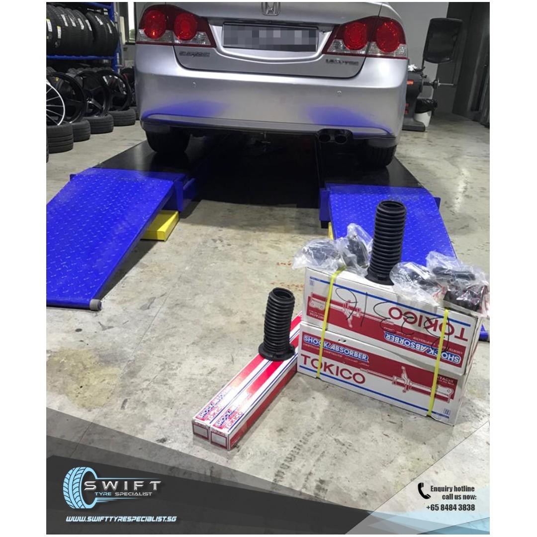 Car Shock Absorber Suspension Replacement Car Accessories Car Workshops Services On Carousell