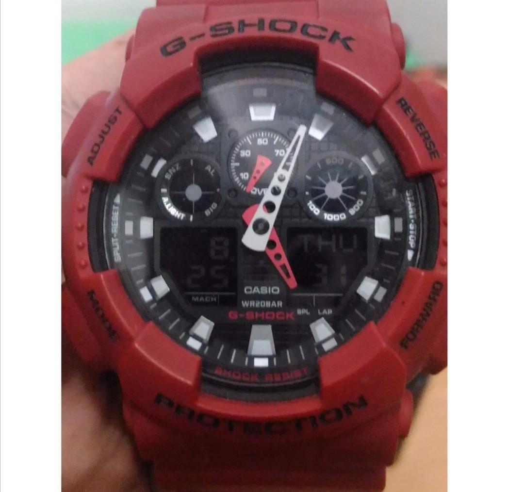 g shock coke red