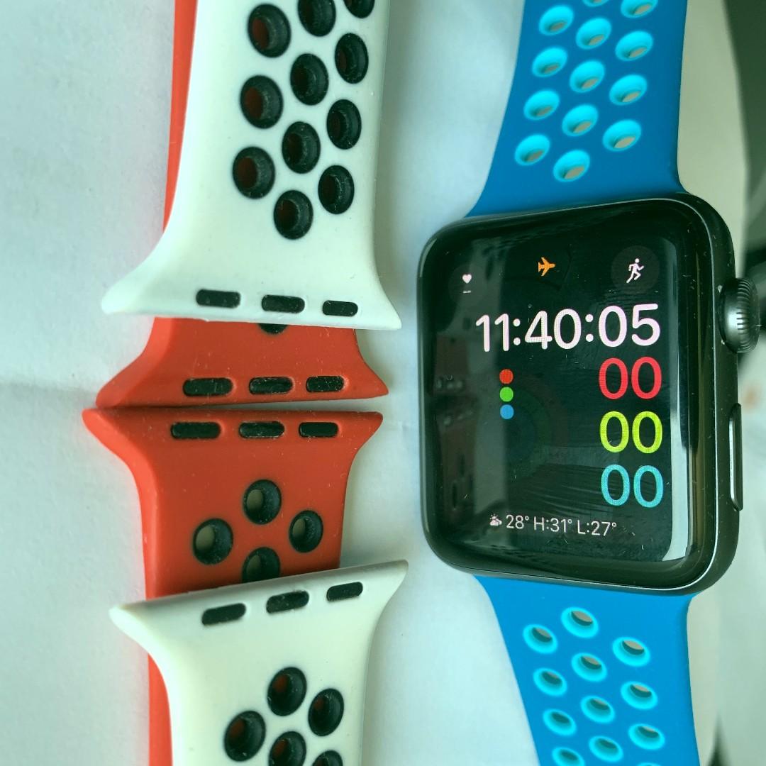 Nike Sport Band for Apple Watch Series 6 5 4 3 Luxury Watches on