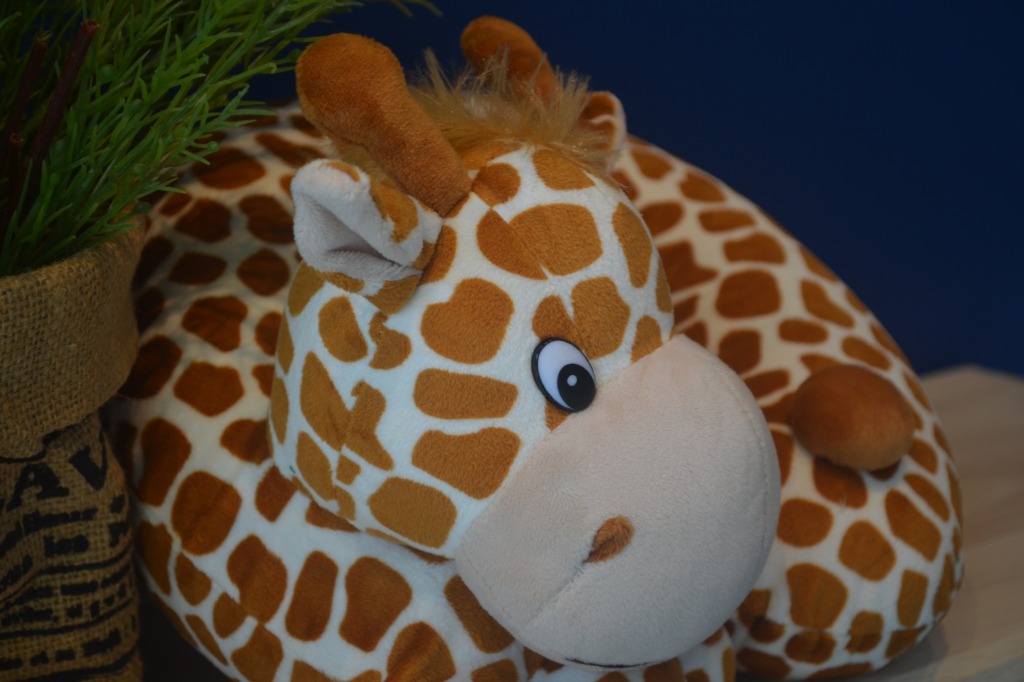 Cute Giraffe Neck Pillow Natural Latex Travel Travel