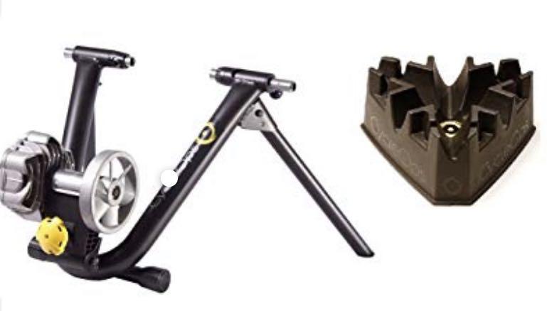 CycleOps Fluid 2 Bike Trainer Black Fluid 2 Climbing Riser Block Set Sports Equipment Bicycles Parts Bicycles on Carousell