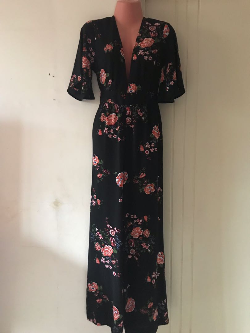 DOTTI Floral Jumpsuit, Women's Fashion, Dresses & Sets, Jumpsuits on