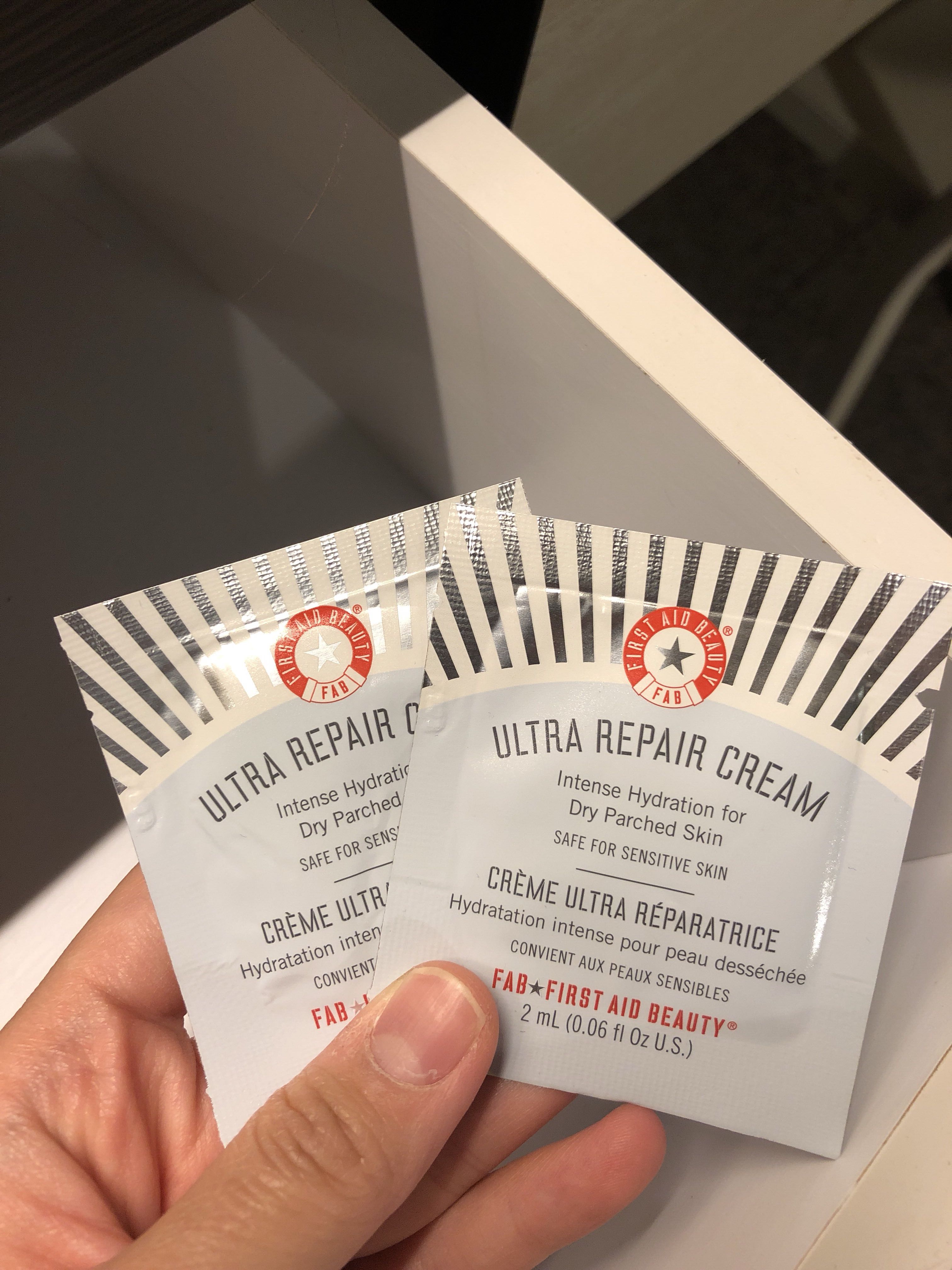 First Aid Beauty Ultra Repair Cream Sample 2ml Beauty Personal Care Bath Body Body Care On Carousell