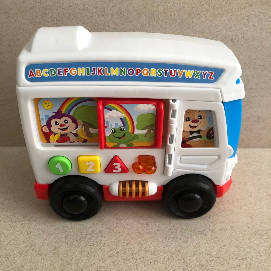 Fisher price laugh hot sale and learn bus