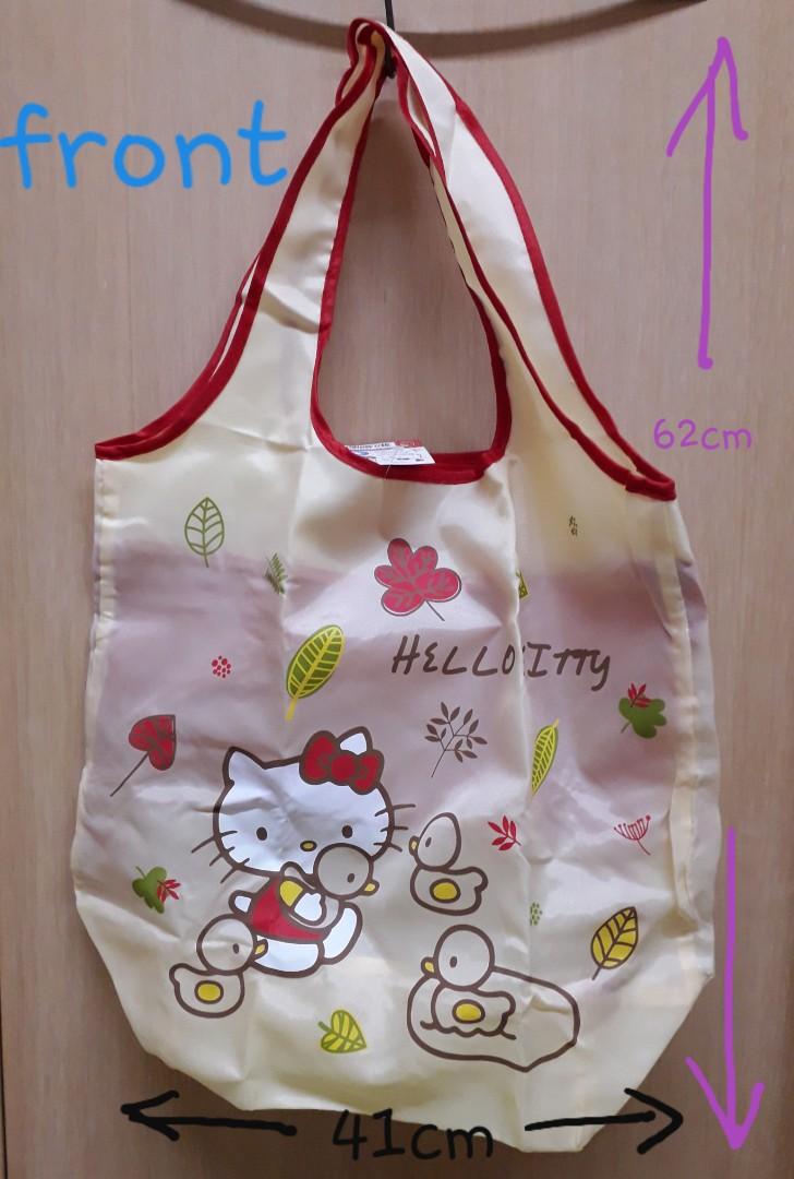Foldable Hello Kitty Eco Bag, Women's Fashion, Bags & Wallets, Tote Bags on Carousell