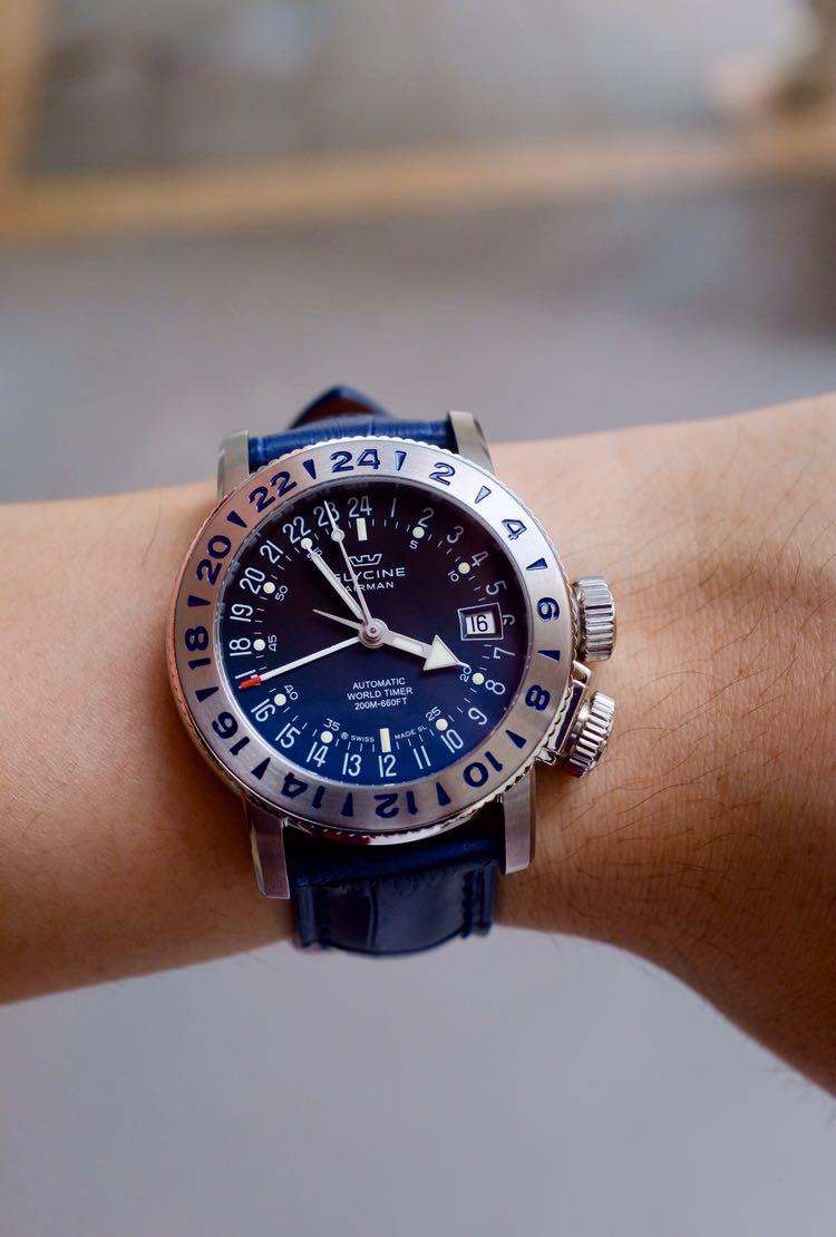 Glycine airman 18 gmt shop