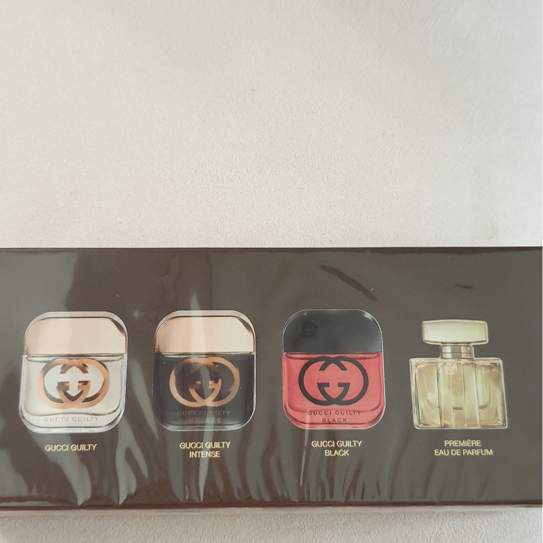 Gucci Miniature Parfums 5ml X 4 Health Beauty Perfumes Deodorants On Carousell