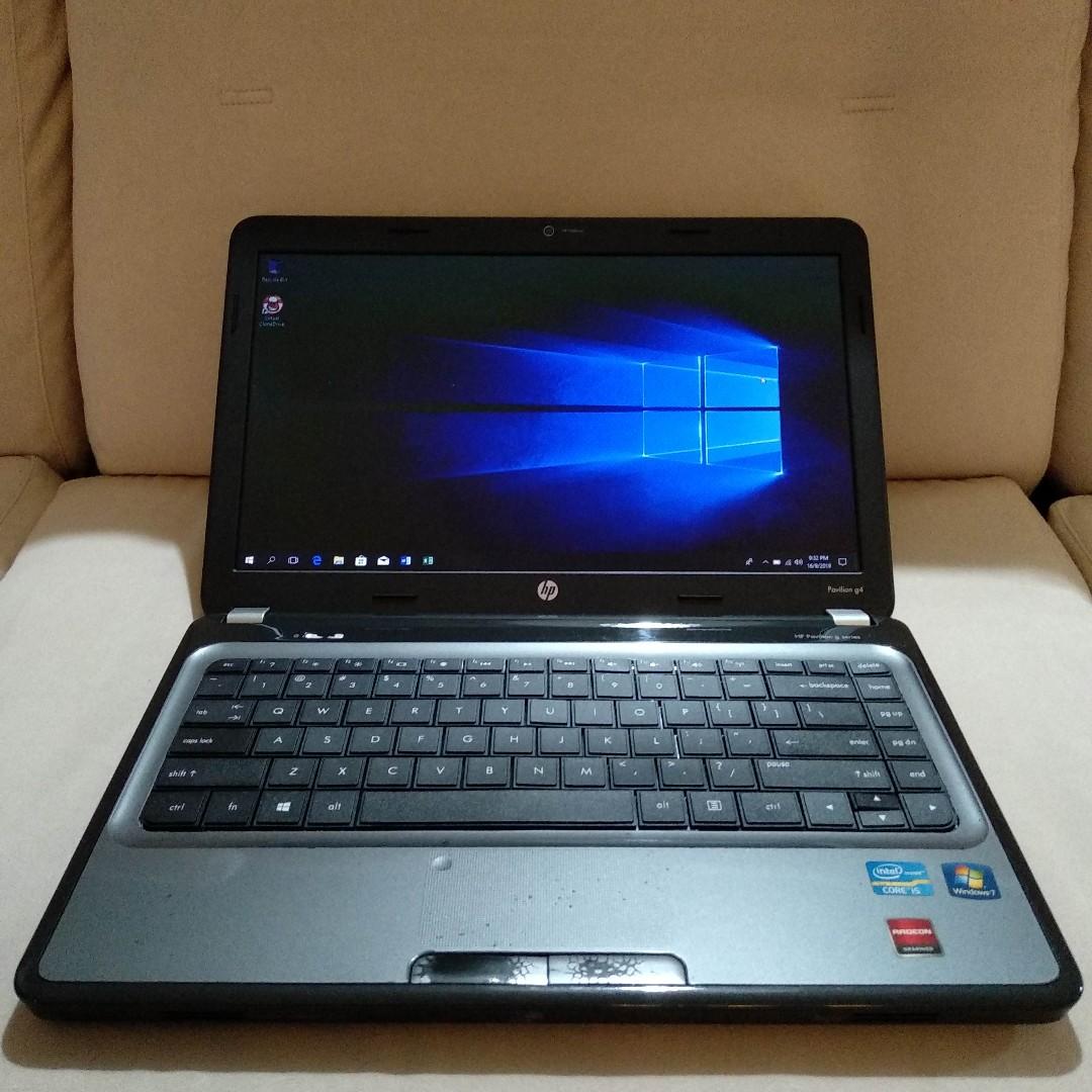 HP Pavilion g4 intel Core i5 2410M with ATI Radeon HD 7400M 8GB