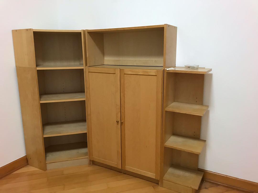 Ikea Billy Corner Bookshelf On Carousell