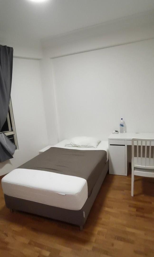 Ikea Super Single Bed Set To Let Go Furniture Beds Mattresses On Carousell