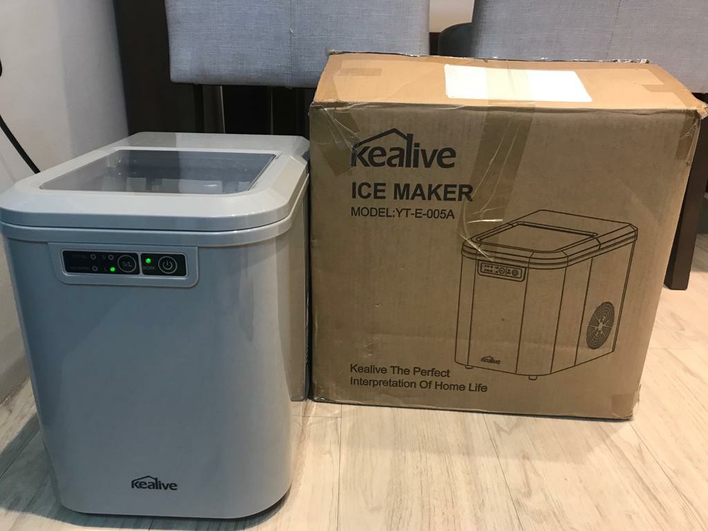 Kealive Ice Maker Machine, Ice Cube Maker, Countertop Ice Maker, TV