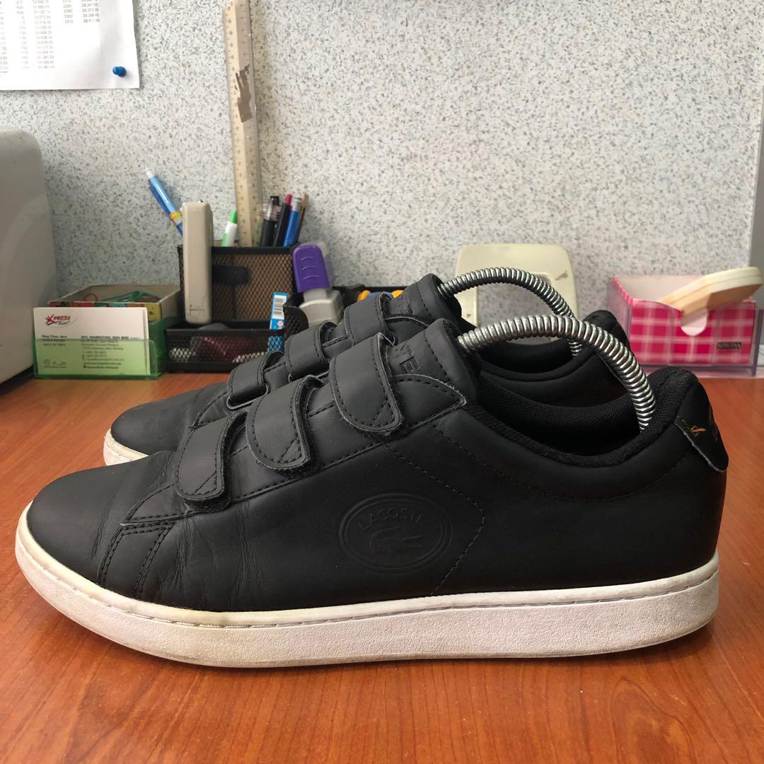 Lacoste Velcro Stripe Shoes Men s Fashion Footwear Sneakers on