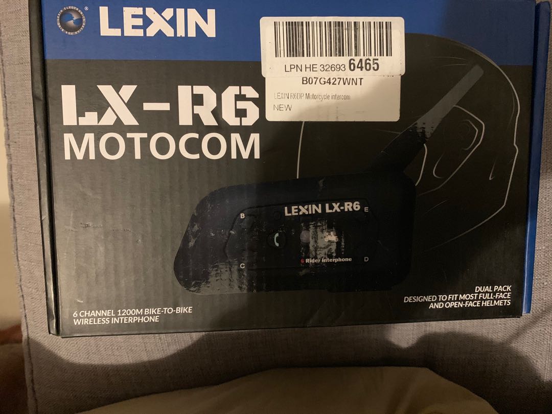 LEXIN LX R6 MOTOCOM Motorcycles Motorcycle Accessories on Carousell