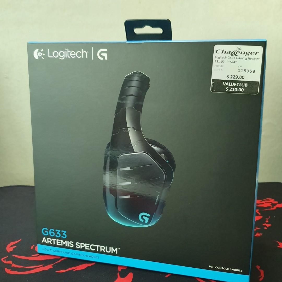 Logitech G633 Artemis Spectrum Gaming Headset Toys Games Video Gaming Gaming Accessories On Carousell