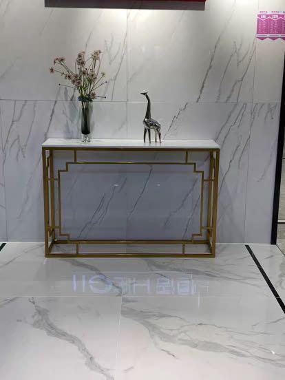Marble Console Table (Category: Tables & Sets) located in Singapore. Submitted by maise.homes (Listing ID 251104813, Image 3). Description: Marble Console Table with an oriental touch 80*30*75cm $299 100*30*80cm $339 120*30*80cm $379 150*30*80cm $429 Choice of gold or black frame 2 types of designs to choose from Tags: Console Table, entryway table, display table .