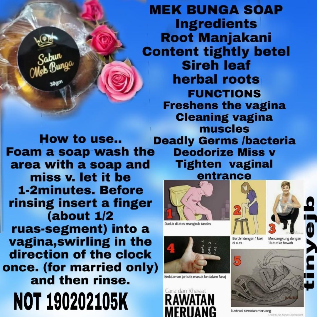 Mek Bunga Soap Health Beauty Bath Body On Carousell