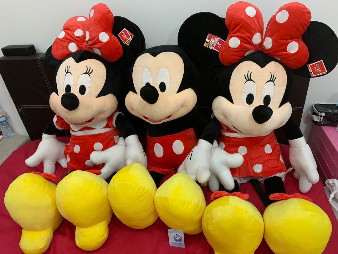 minnie and mickey plush