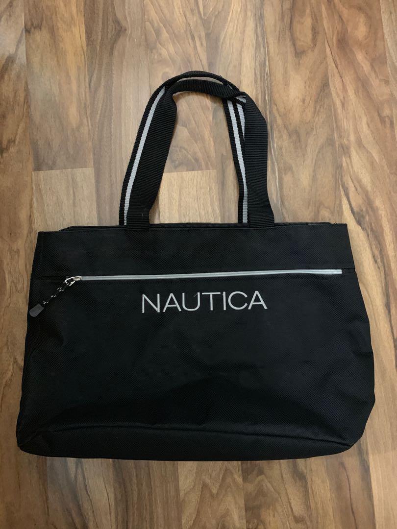 nautica tote bag black