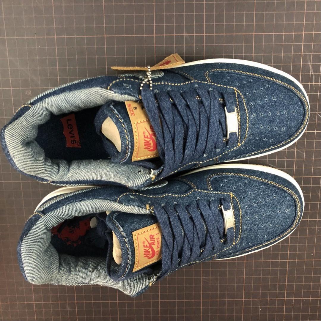 Levi high top air force ones top