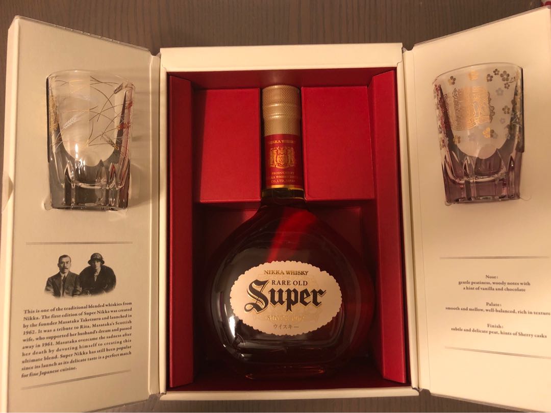 Nikka Whisky Rare Old Super Gift Set, 嘢食& 嘢飲, 酒精飲料- Carousell