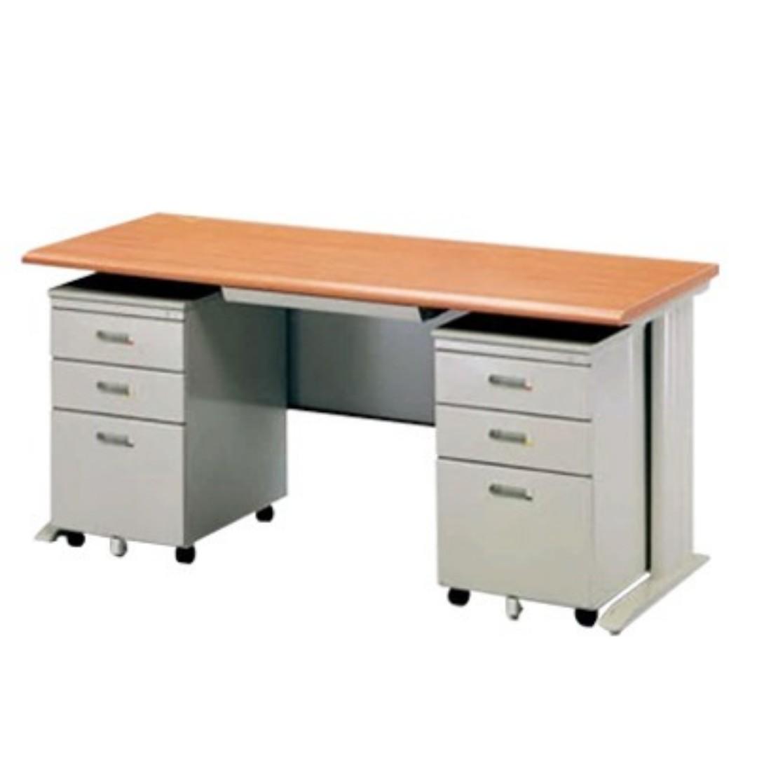 office desk with side drawers, Furniture & Home Living, Office