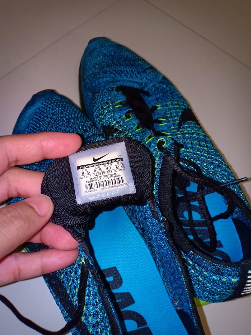 flyknit racer blue lagoon