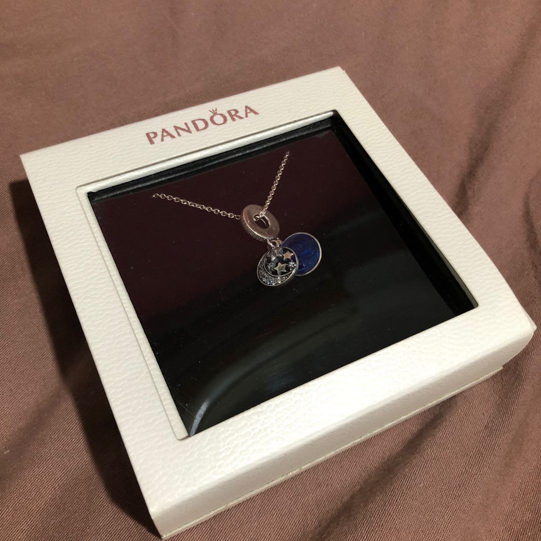 Pandora Love You To The Moon And Back Necklace Women S Fashion Jewellery Necklaces On Carousell