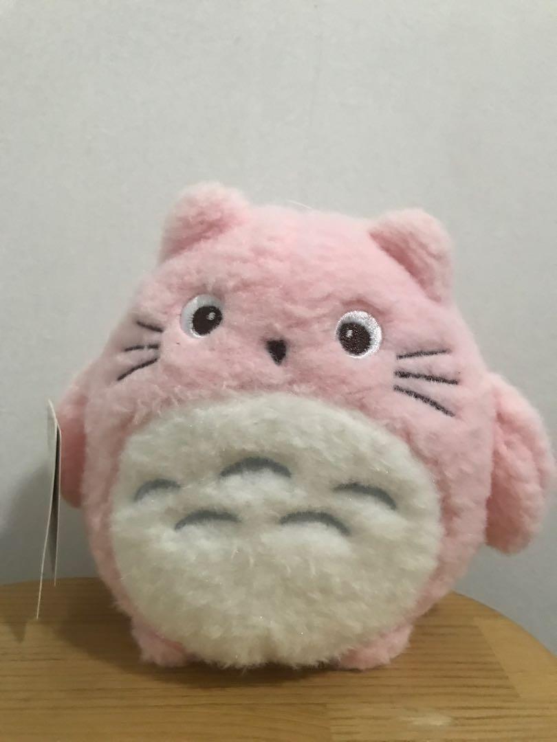 pink totoro plush