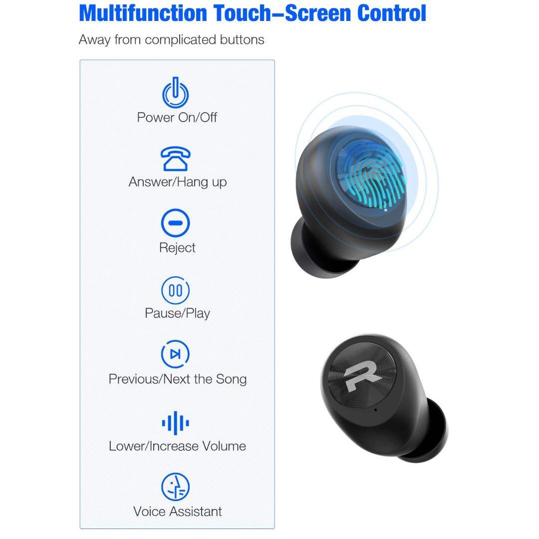 Rademax Wireless Earbuds with 3500mAh Charging Case Audio Earphones on Carousell