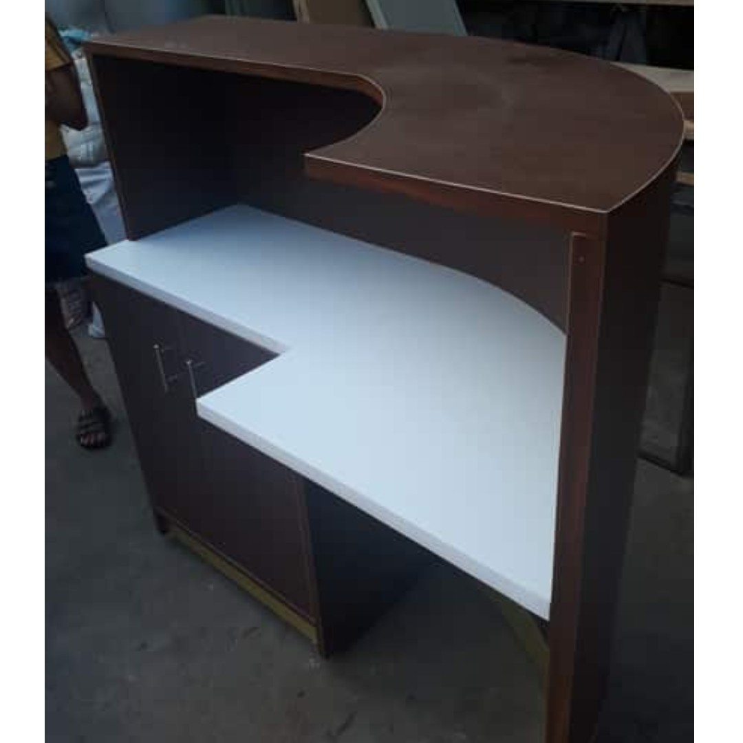 Reception Desk Counter Table Office Furniture Home Furniture Furniture Fixtures Office Furniture On Carousell