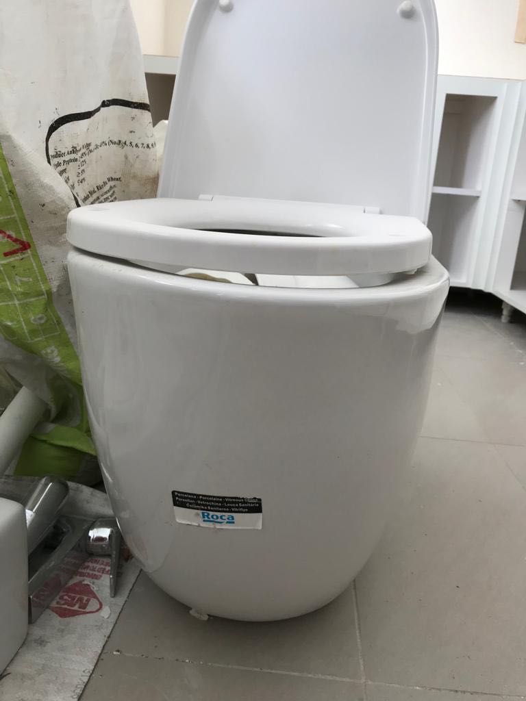 Roca Ceramic Toilet Bowl Set, Furniture & Home Living, Bathroom