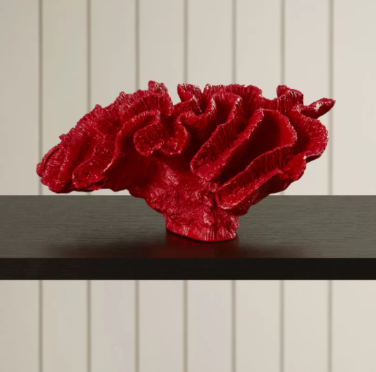 Sale Red Coral Decor Furniture Home Decor Others On Carousell