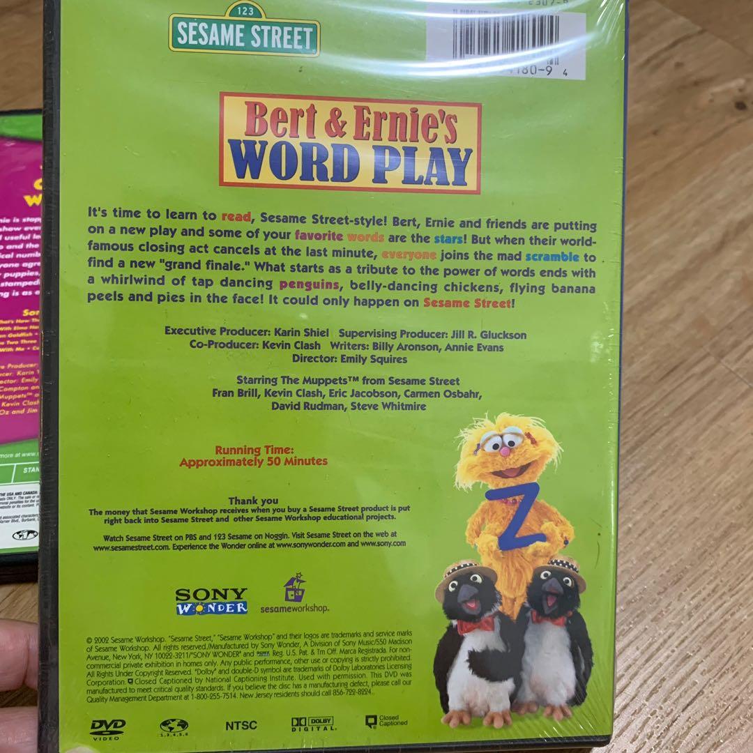 Sesame Street Children DVDs learn letters and numbers with Elmo