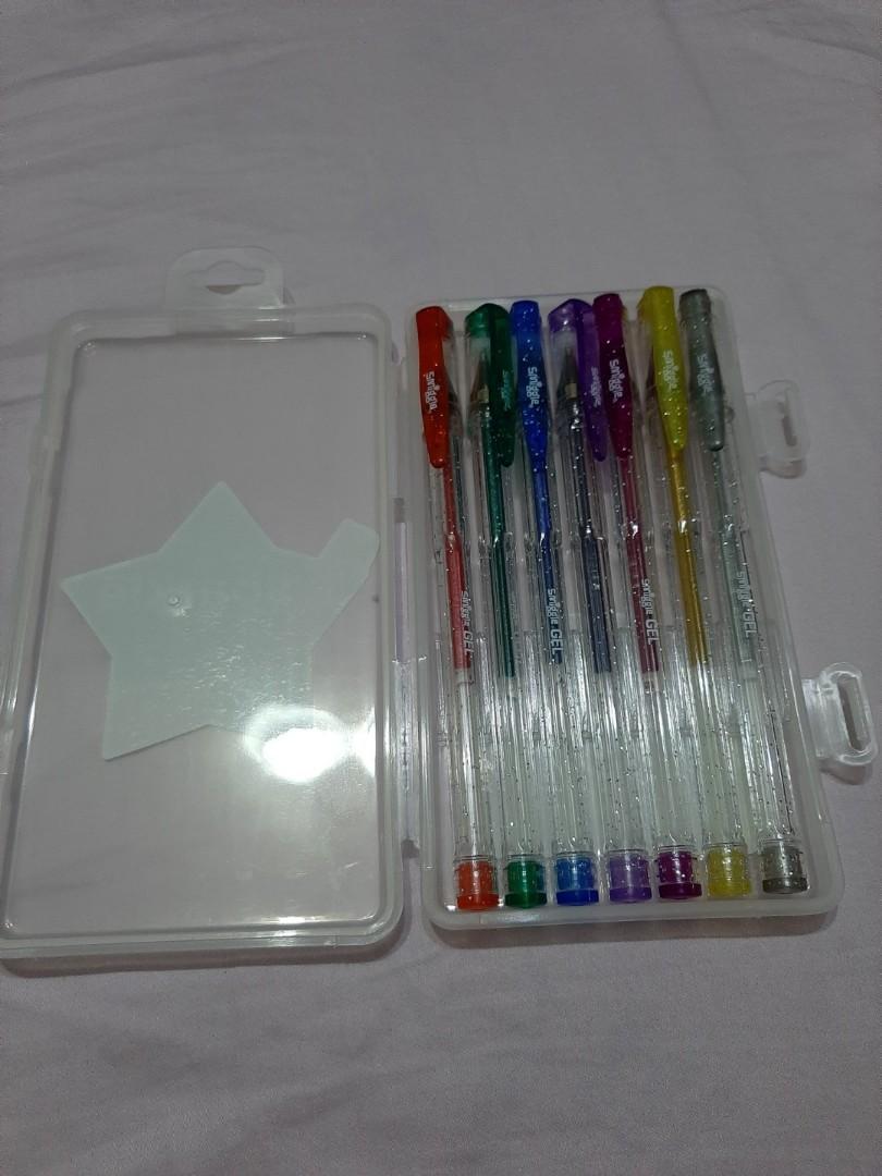 Smiggle sparkle scented gel pens, Hobbies & Toys, Stationary & Craft