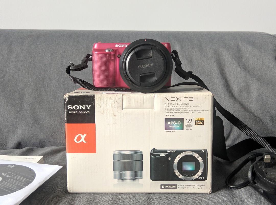 Sony NexF3 Mirrorless Camera, Photography, Cameras on Carousell