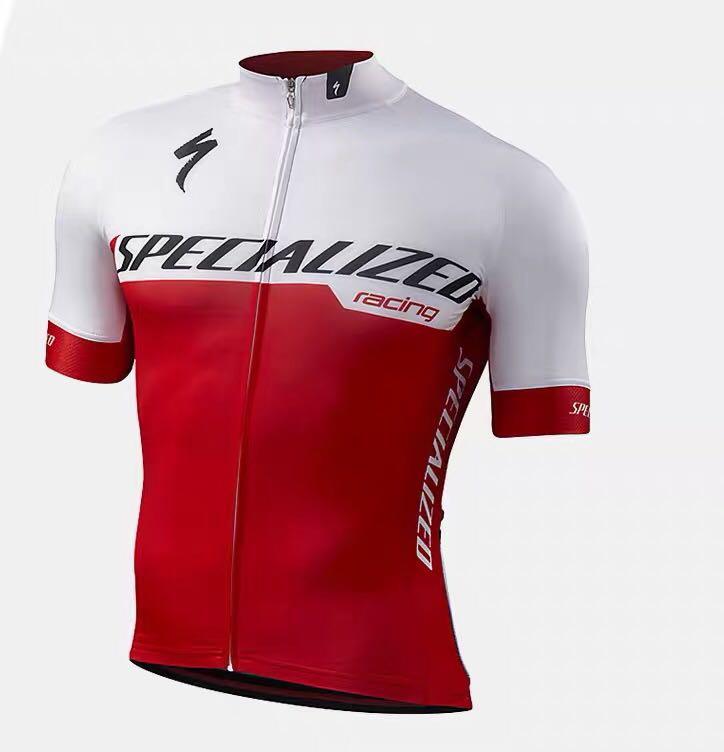 white and red cycling jersey