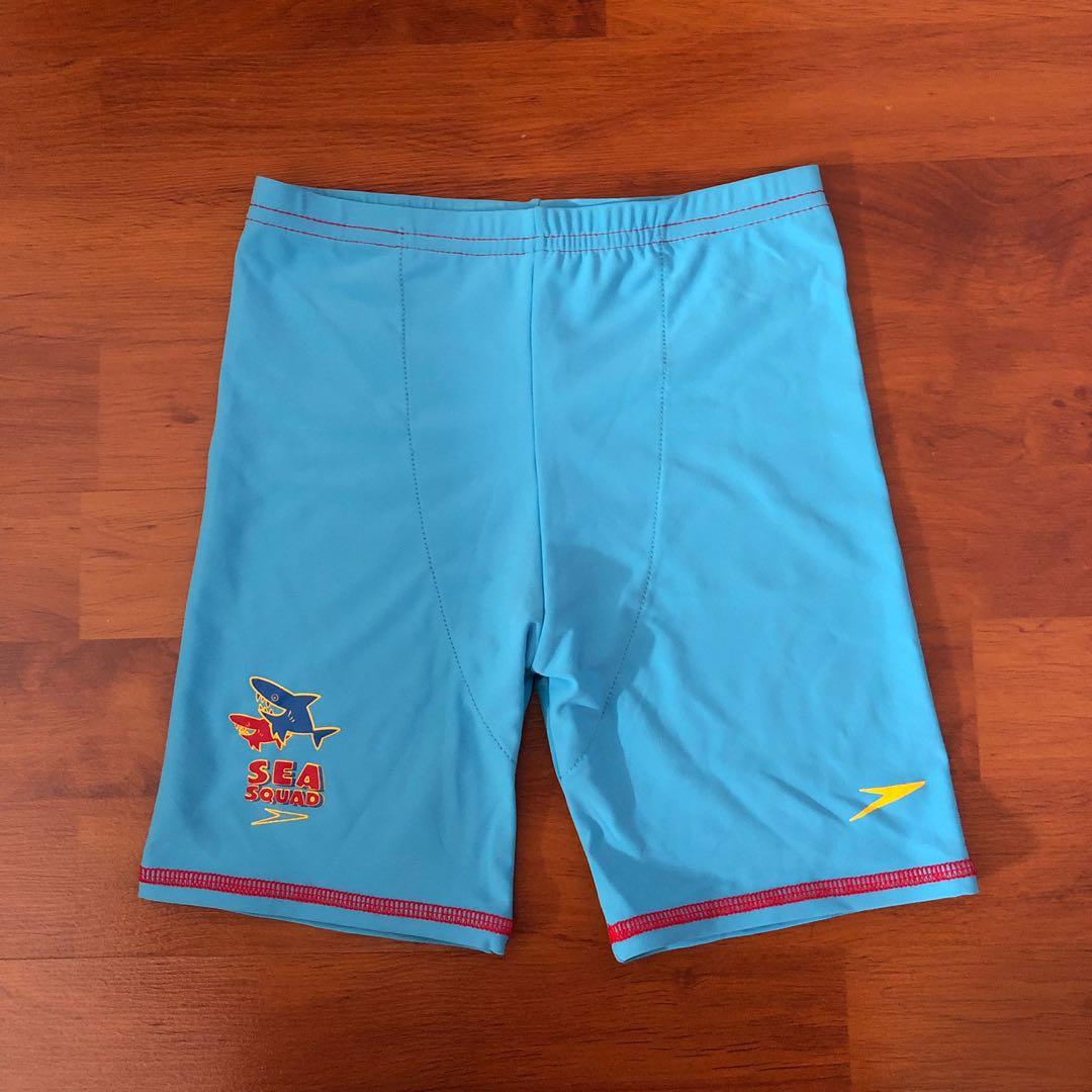 blue speedo swim shorts